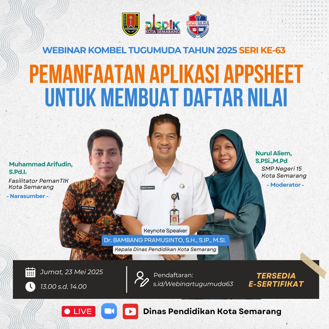 WEBINAR KOMUNITAS BELAJAR TUGUMUDA SERI KE-63